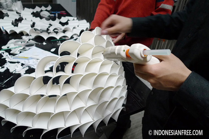 cara membuat hiasan aquarium dari styrofoam